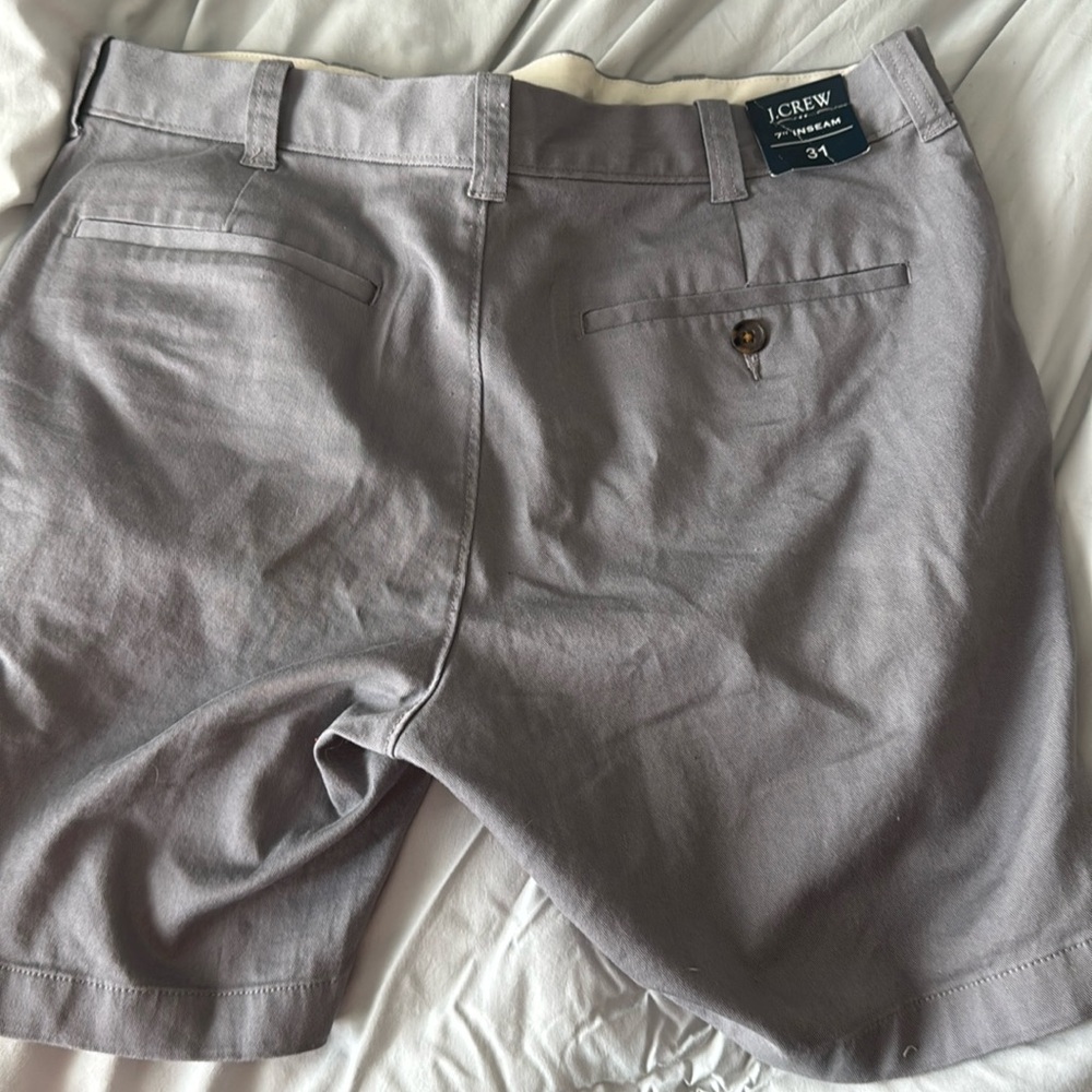 J. Crew 31” shorts. NWOT